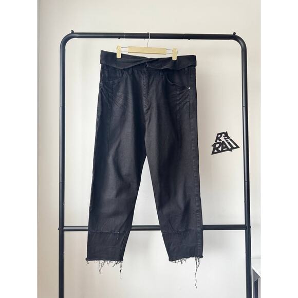 Julius 7 Neuromantika Layered Waist High Rised Denim Pants - Picture 1 of 8